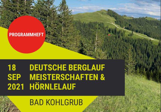Programmheft DM Berglauf & Hörnlelauf